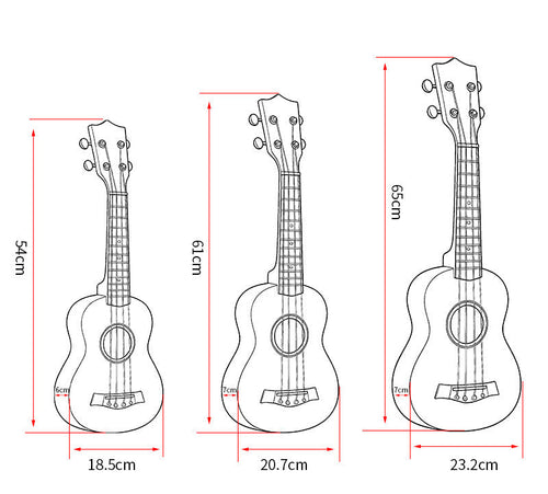 Anfängerfreundliche Ukulele Karnz