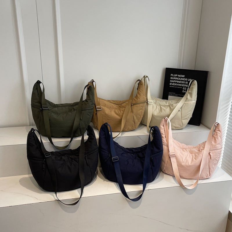 Weiche Stoff Hobo Tasche Karnz