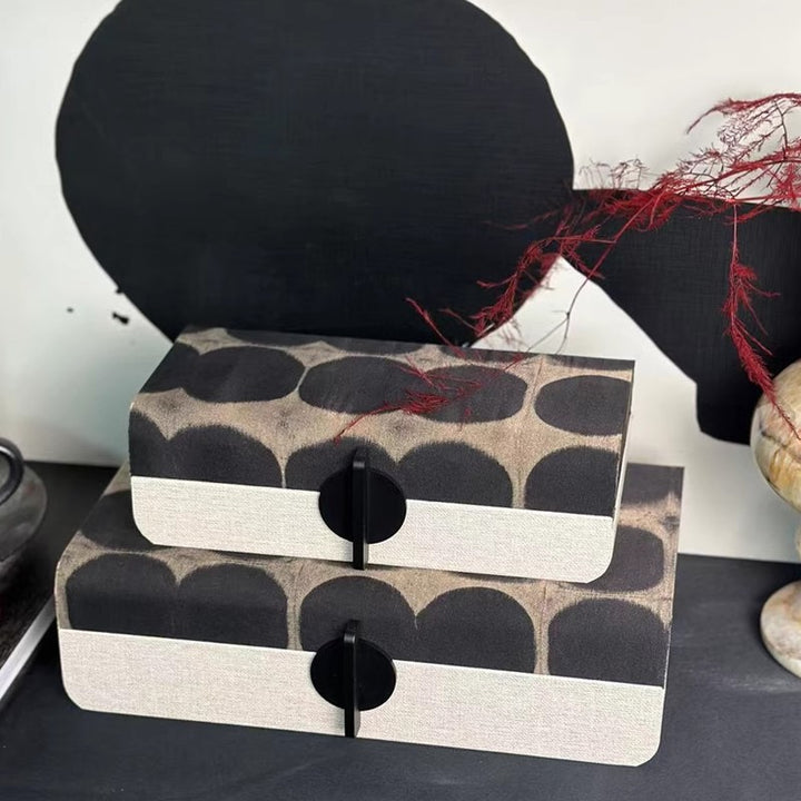 Elegante dekorative Aufbewahrungsbox-Set
