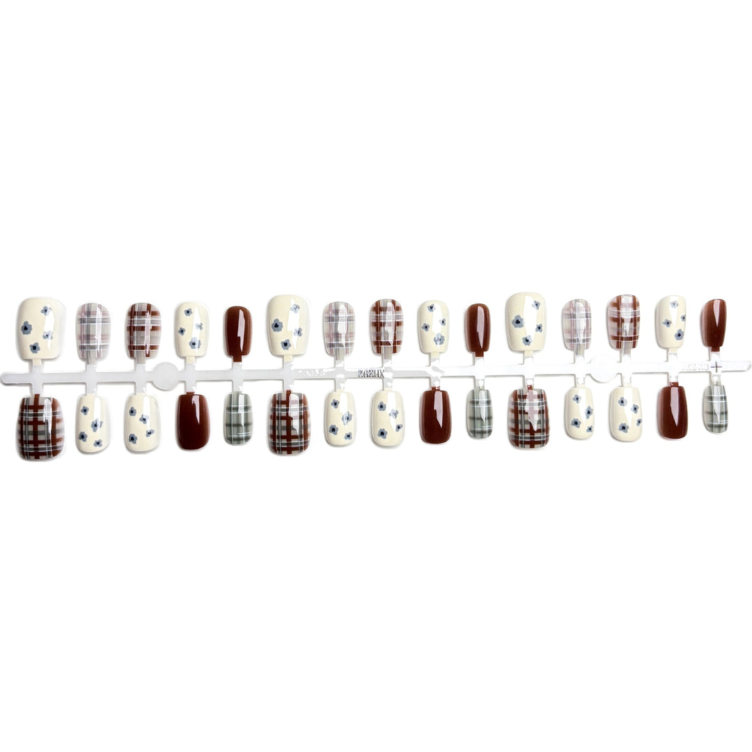 Dekorativer Press-On Nagelset 1790745746