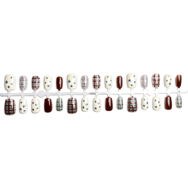 Dekorativer Press-On Nagelset 1790745746