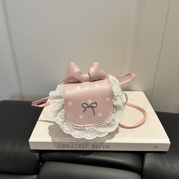 Verspielte Mini-Crossbody-Tasche mit Schleifenverzierung