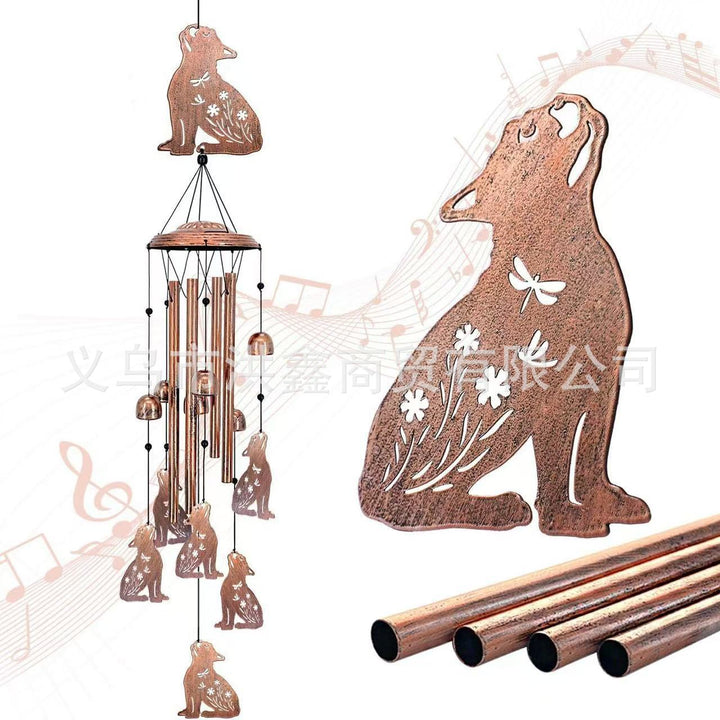 Dekorativer Windspiel mit Dackel-Design Karnz