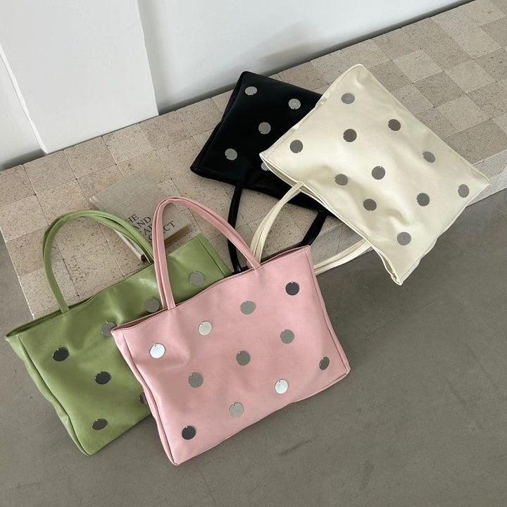 Dekorativer Polka-Dot-Shopper