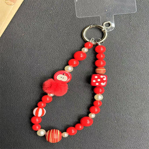 Perlen Charakter Schlüsselanhänger Halter Karnz