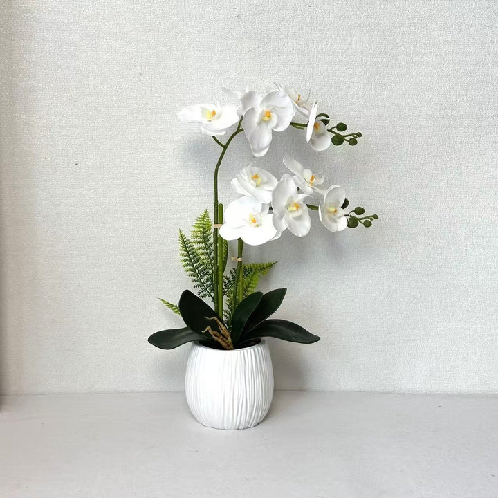 Faux Orchideenpflanzenarrangement für die Wohnkultur