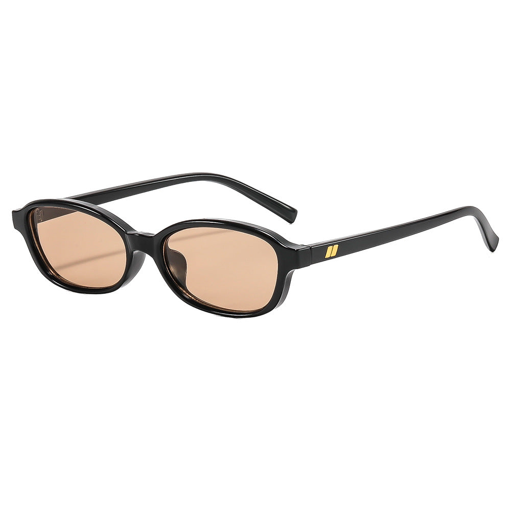 Damen modische Sonnenbrille im stilvollen Ovaldesign mit UV-Schutz Karnz