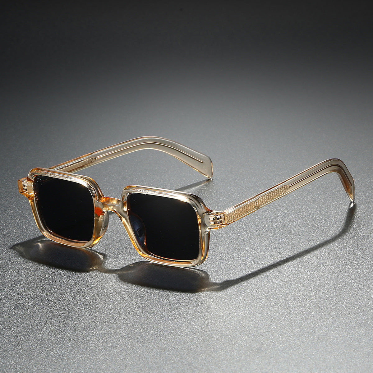 Damen modische Sonnenbrille im eleganten Quadratdesign mit breiten Bügeln Karnz