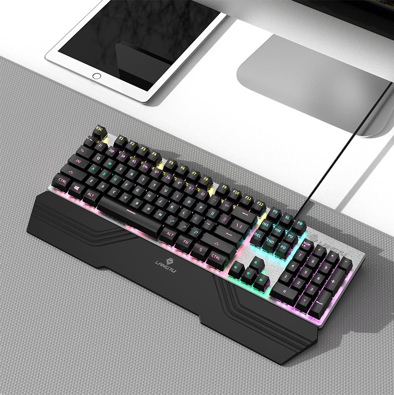 Ergonomische RGB Mechanische Gaming-Tastatur Karnz