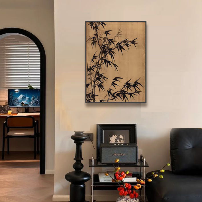 Blumige Vogelprint Wandkunst
