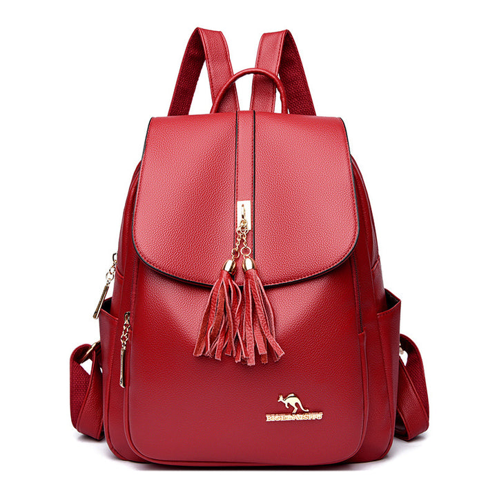 Stylische Kunstleder Rucksack