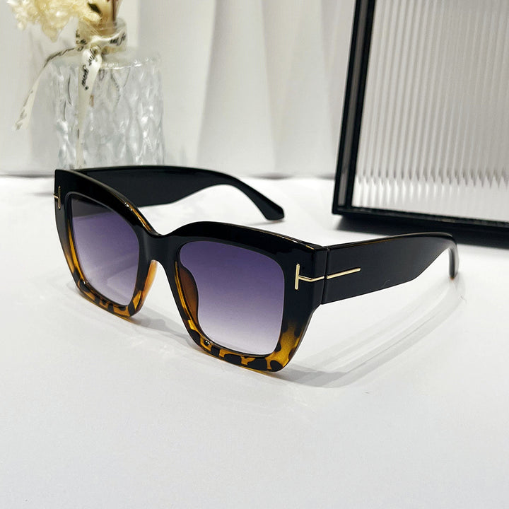 Moderne Übergroße Quadratische Sonnenbrille Karnz