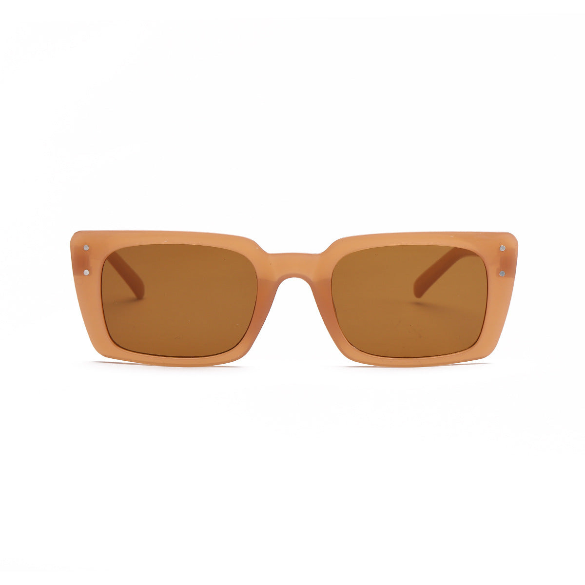 Damen quadratische Sonnenbrille mit tierischem Muster Karnz