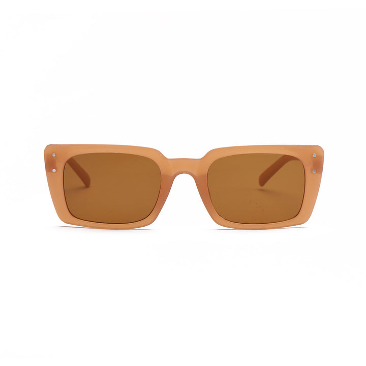 Damen quadratische Sonnenbrille mit tierischem Muster Karnz