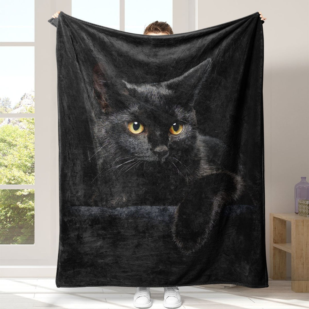 Katze-Themen Plüschdecke