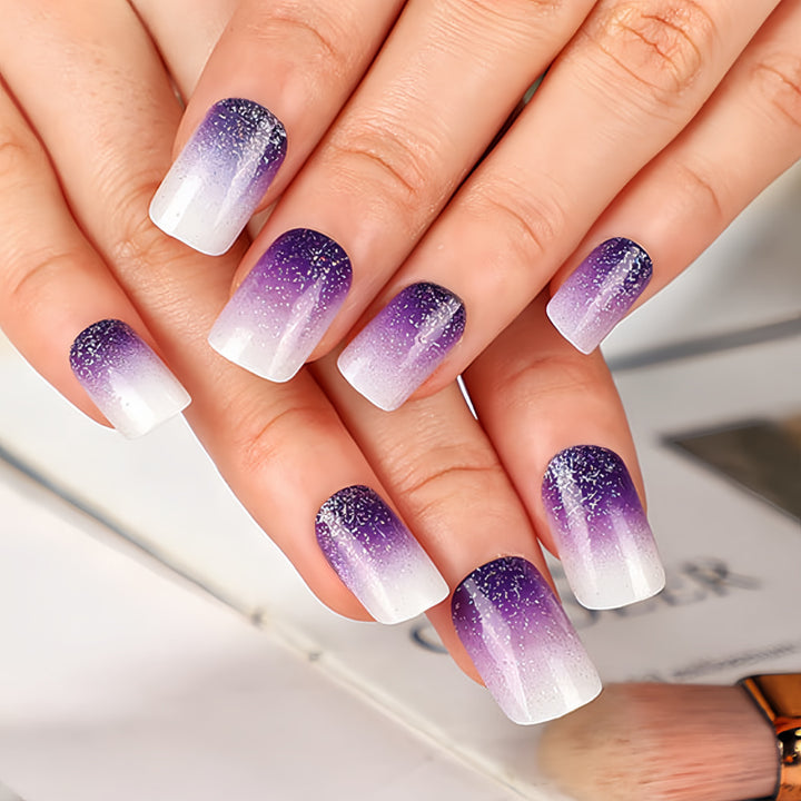 Ombre Glitter Nagelspitzen Karnz