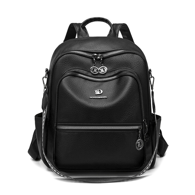 Multi-Funktionaler Leder-Rucksack Karnz