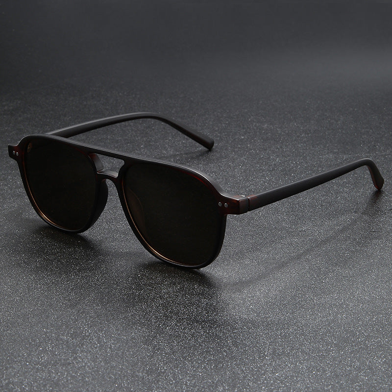 Damen Designer-Sonnenbrille mit modischem Schildpatt-Rahmen und UV-Schutz Karnz