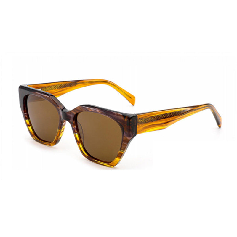 Damen modische Sonnenbrille im modernen Designer-Stil Karnz