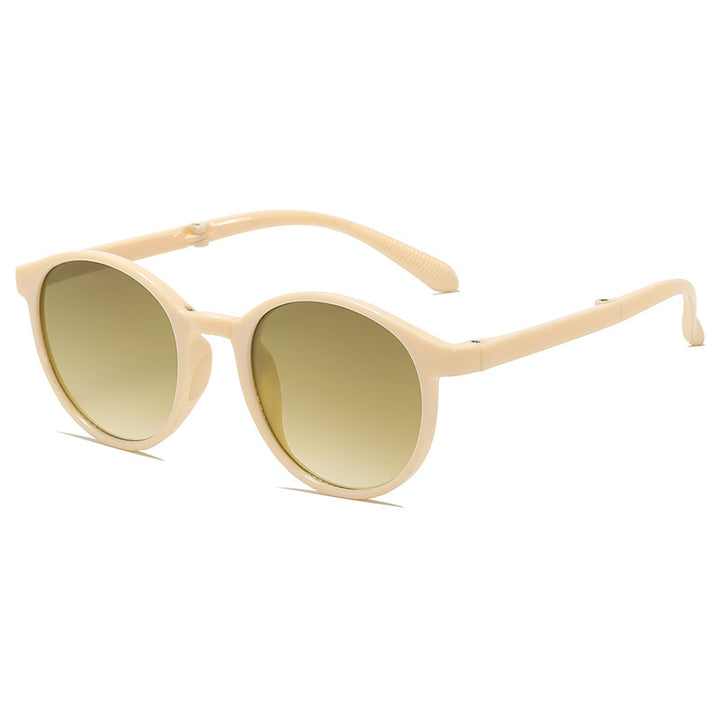 Stylische Retro-inspirierte runde Sonnenbrille Karnz