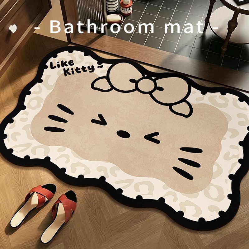 Lustiger Frosch Badezimmermatte