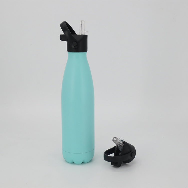Damen Edelstahl-Isolierflasche mit auslaufsicherem Deckel Karnz