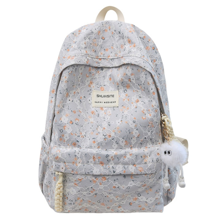 Blumenverzierte Rucksack Karnz