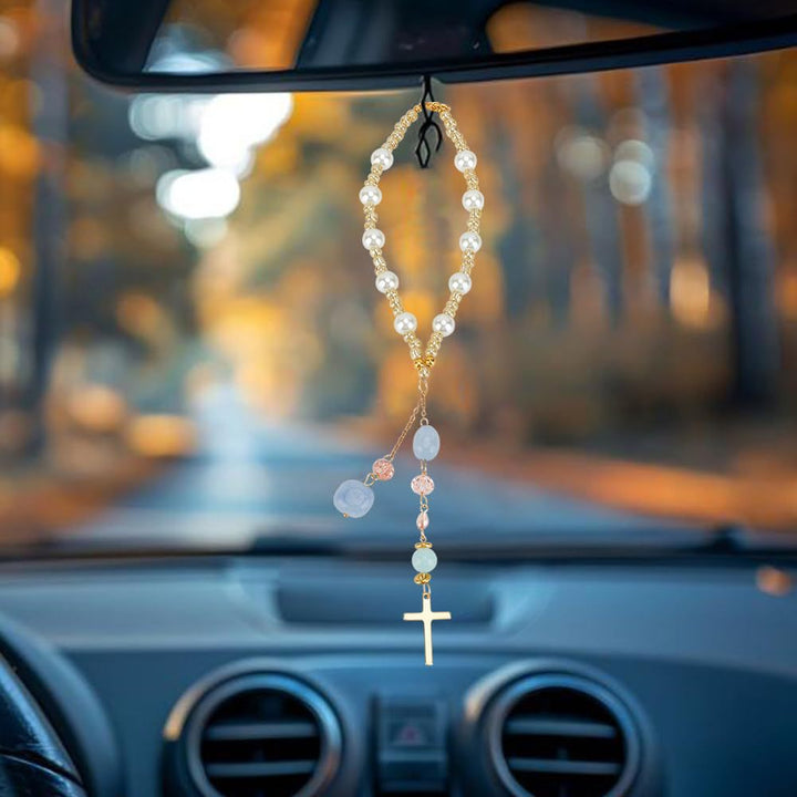 Dekorativer Kreuz-Autoanhänger Karnz