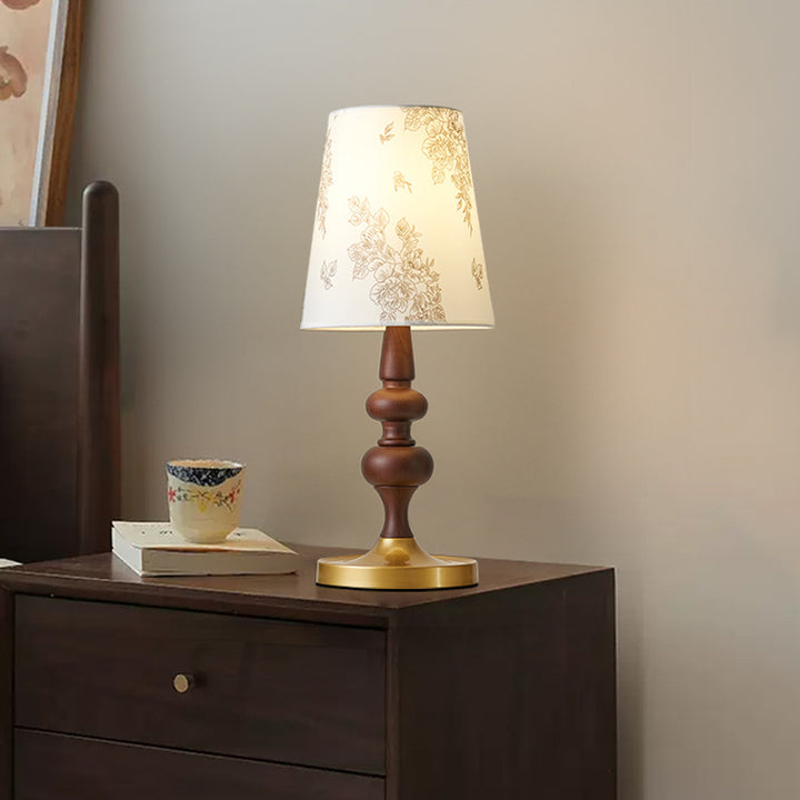 Elegante dekorative Tischlampe