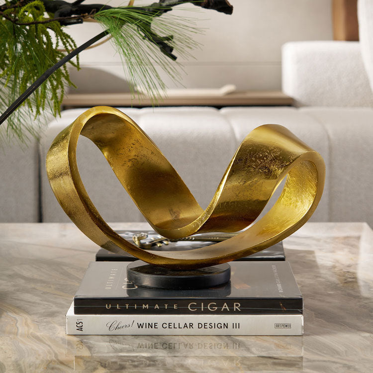Abstract Metallic Centerpiece