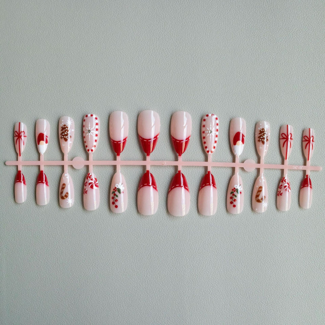 Kreatives Feiertags-Nailart-Set