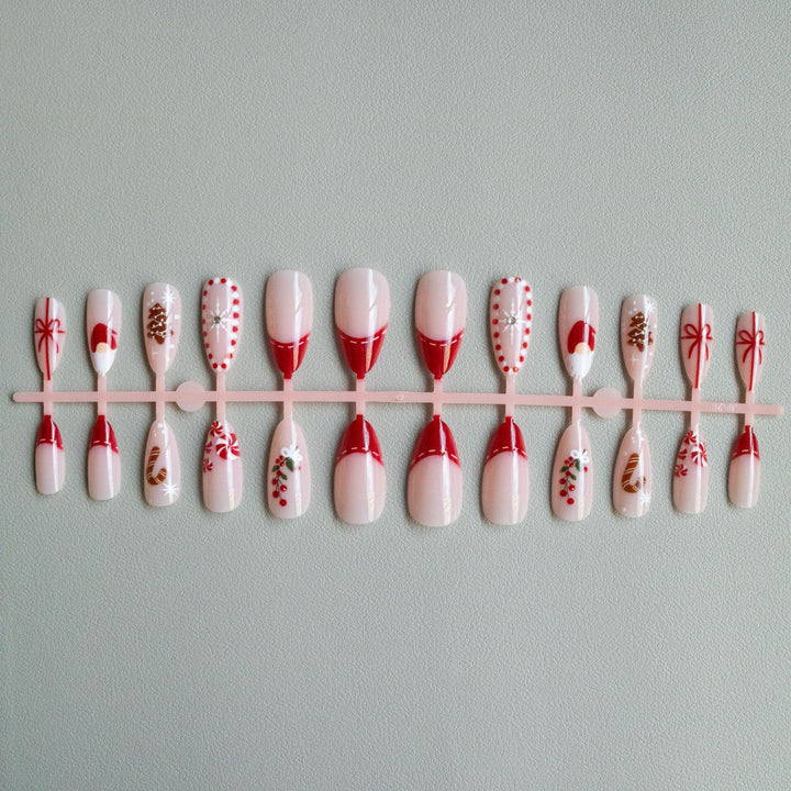 Kreatives Feiertags-Nailart-Set