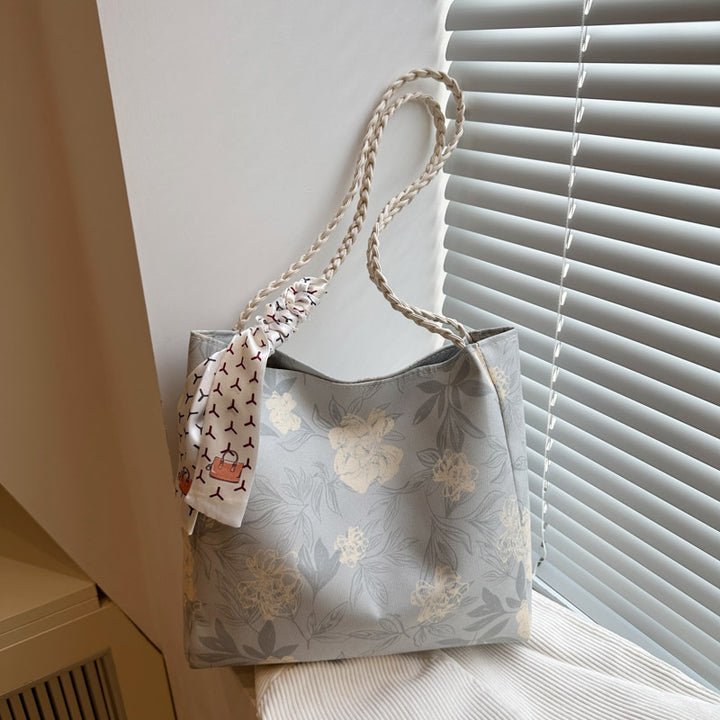 Blumenmuster Schulter Tote Bag Karnz