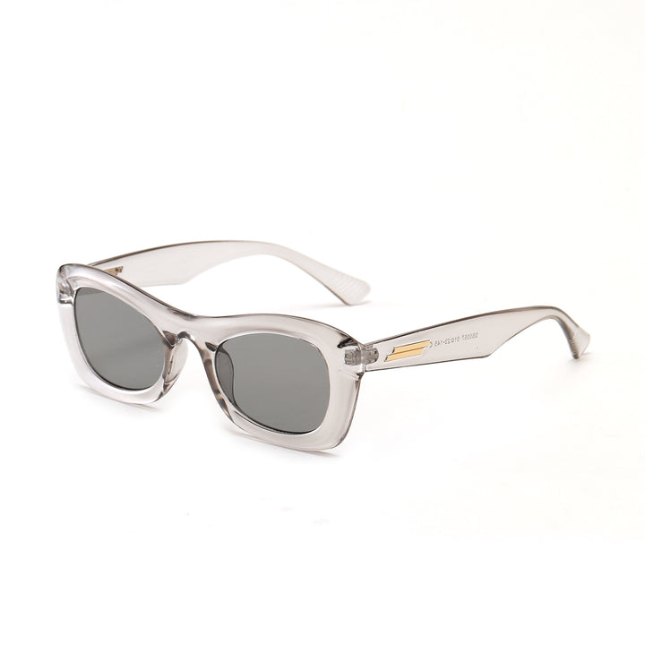 Damen stylische Sonnenbrille im angesagten Geometrie-Design Karnz