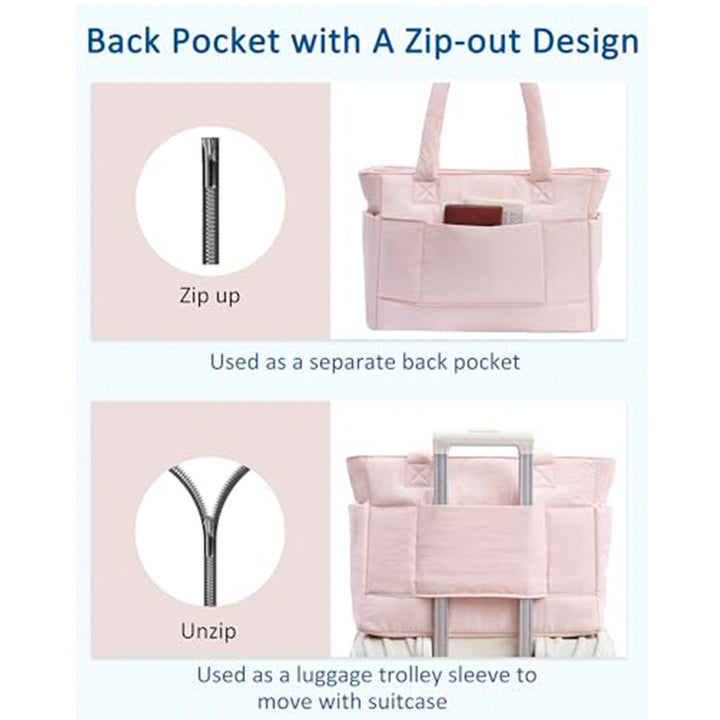 Praktische Shopper-Tasche mit Mehreren Fächern Karnz
