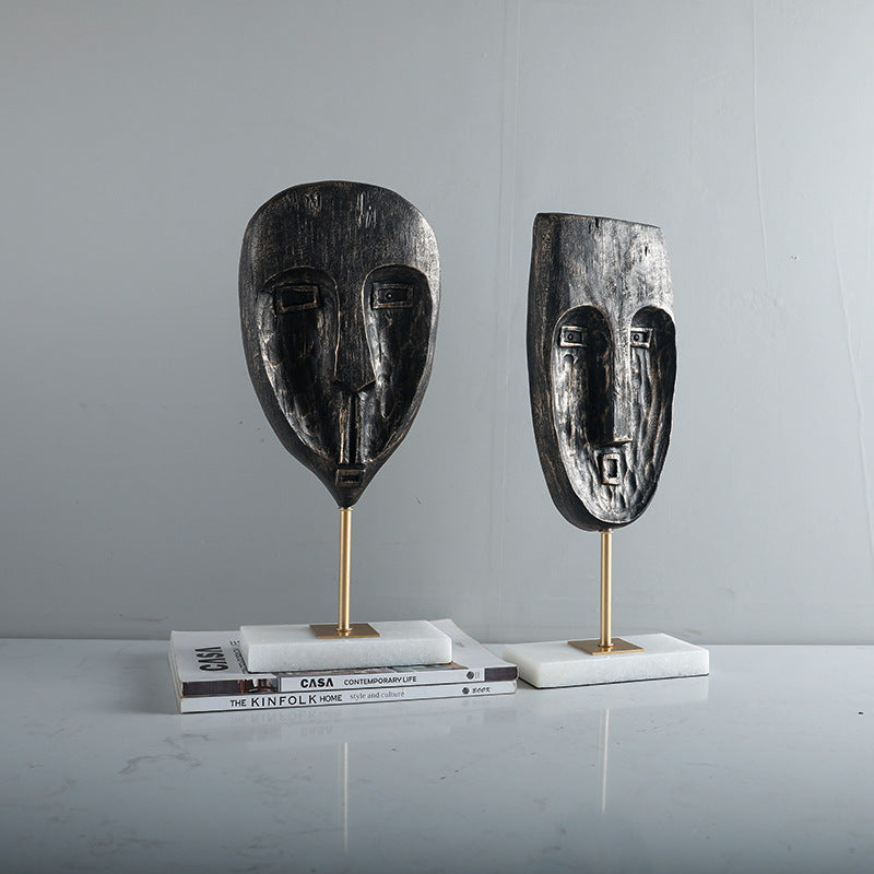 Dekorative Tribalmaske Skulptur