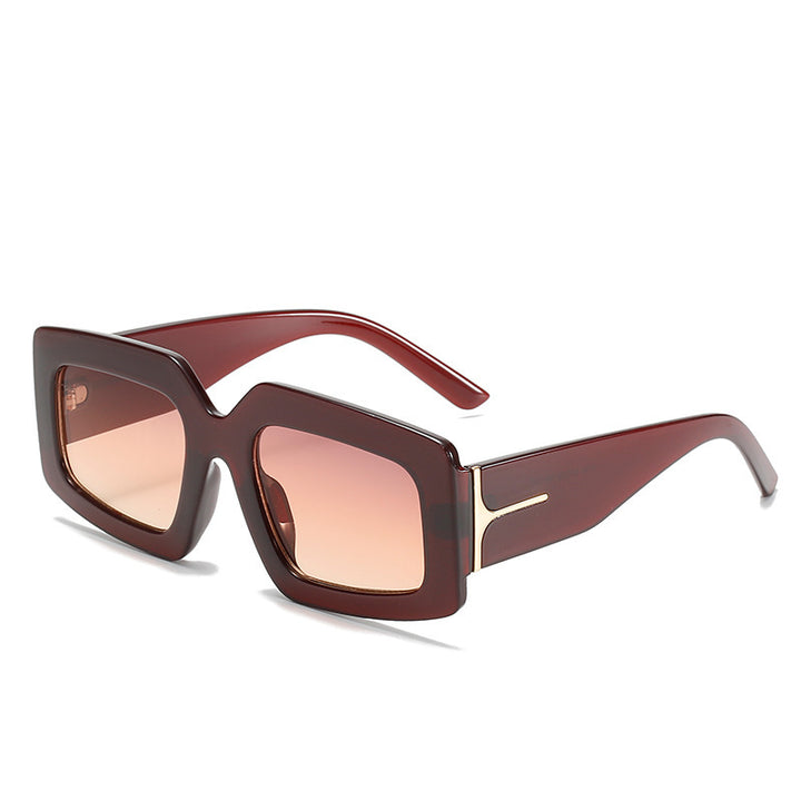 Oversized quadratische Rahmen Sonnenbrille Karnz