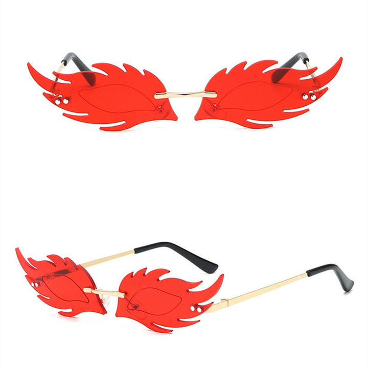 Fashion Statement Blatt Design Sonnenbrille Karnz