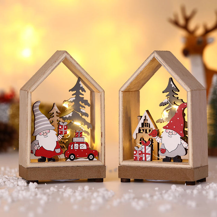 Weihnachtlich dekorative Laterne Karnz