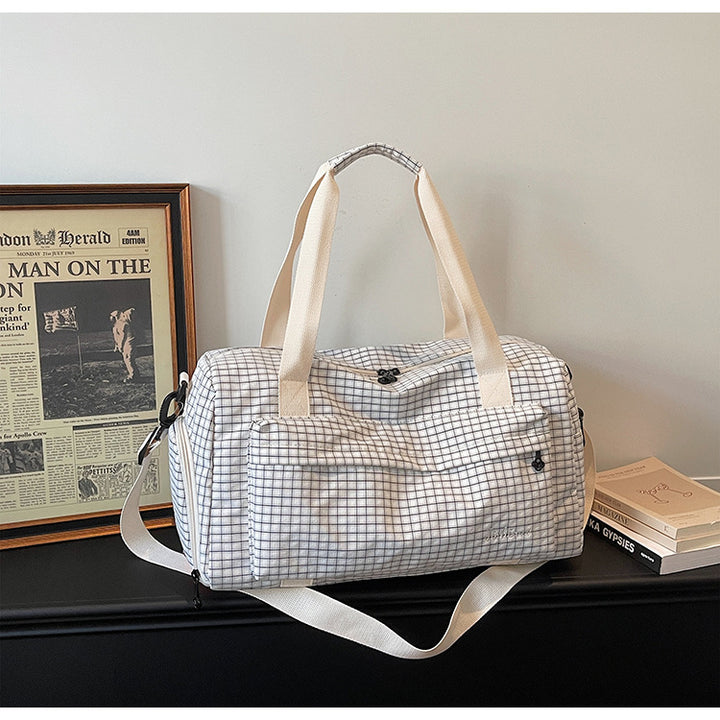 Stylische gemusterte Reisetasche Karnz