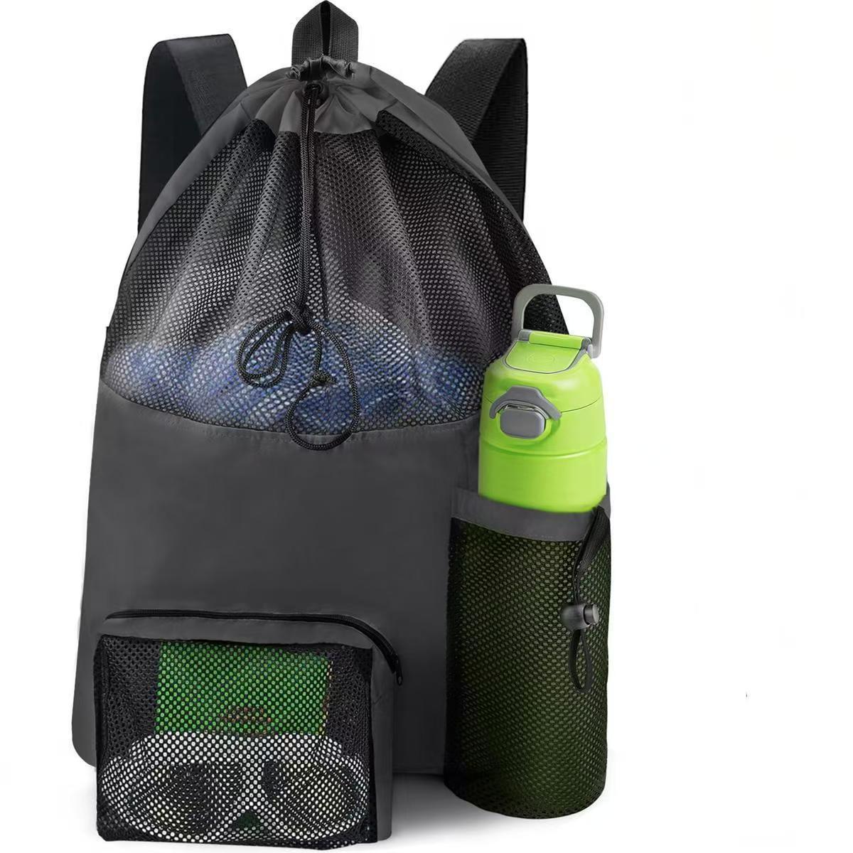 Damen Sportliche Mesh Rucksack Tasche Karnz