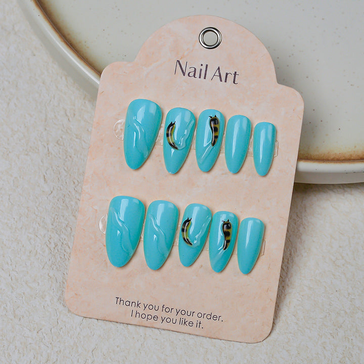 Stylisches dekoratives Druck-Nagelset Karnz