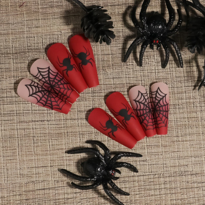 Halloween-Themen Press-On Nagelkunst Karnz
