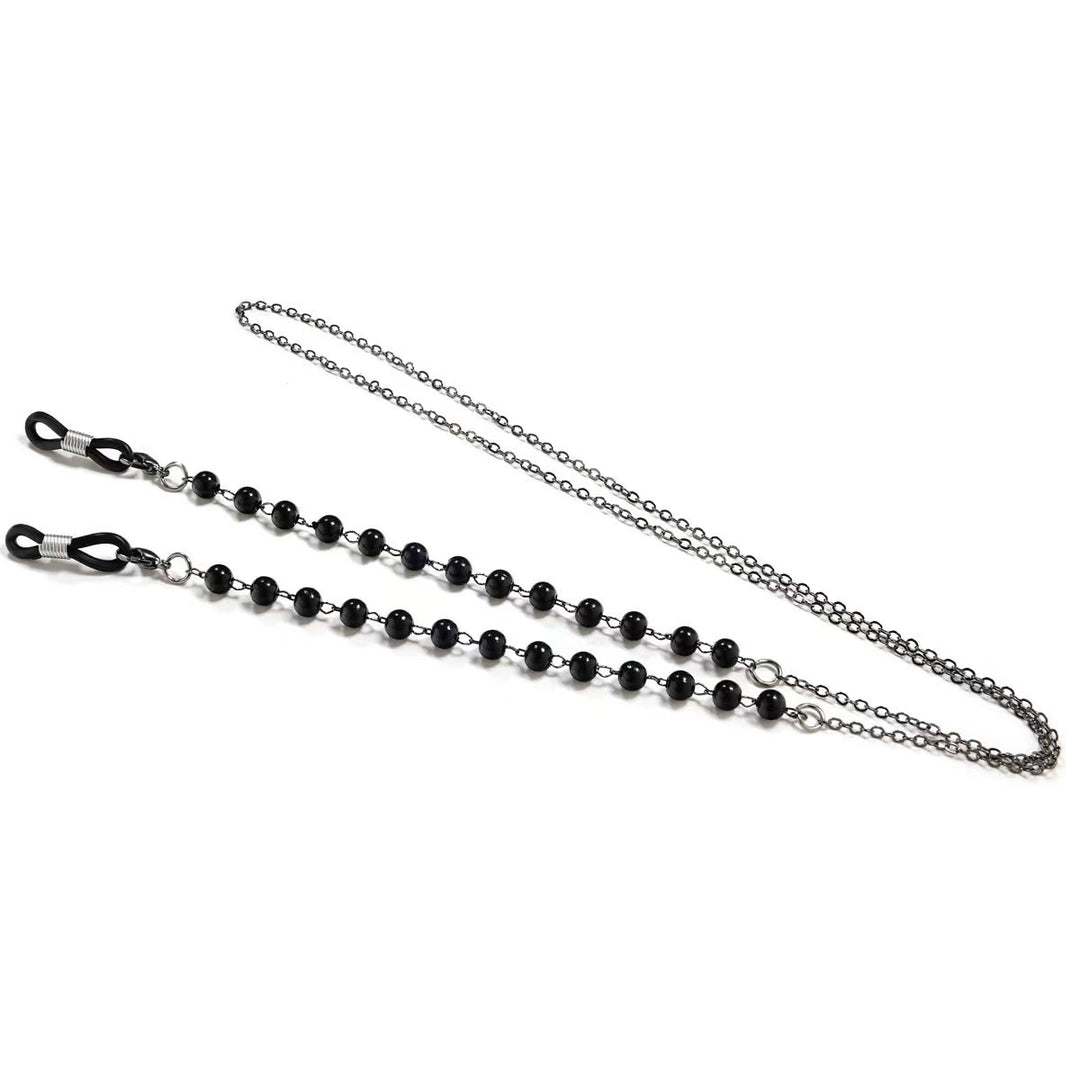 Elegante Perlen Brille Kette Karnz