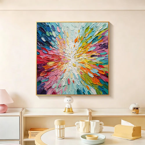 Abstrakte impressionistische Wandkunst