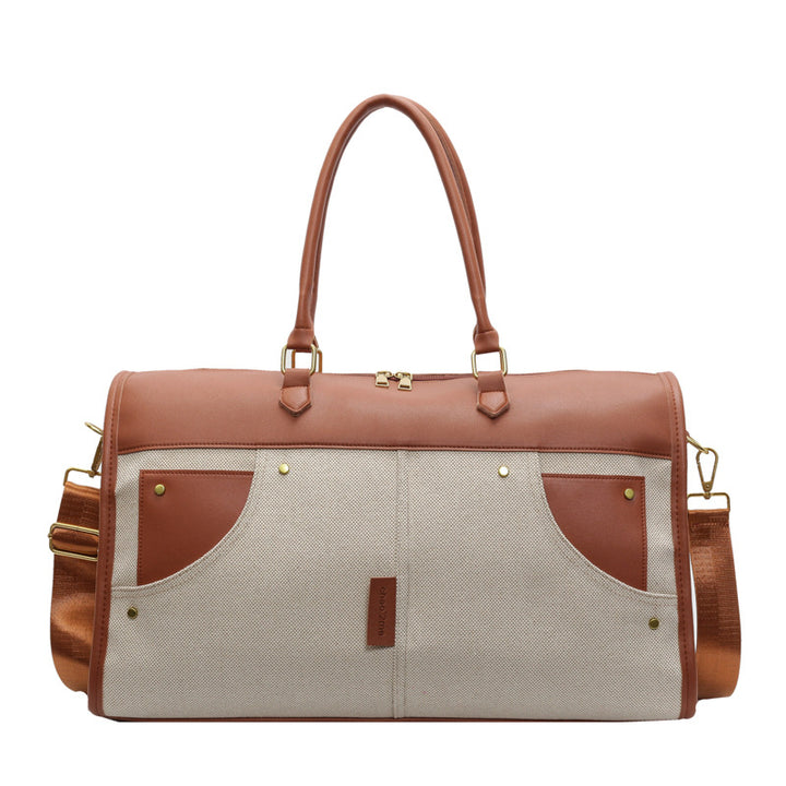Stylische Canvas-Wochenendtasche