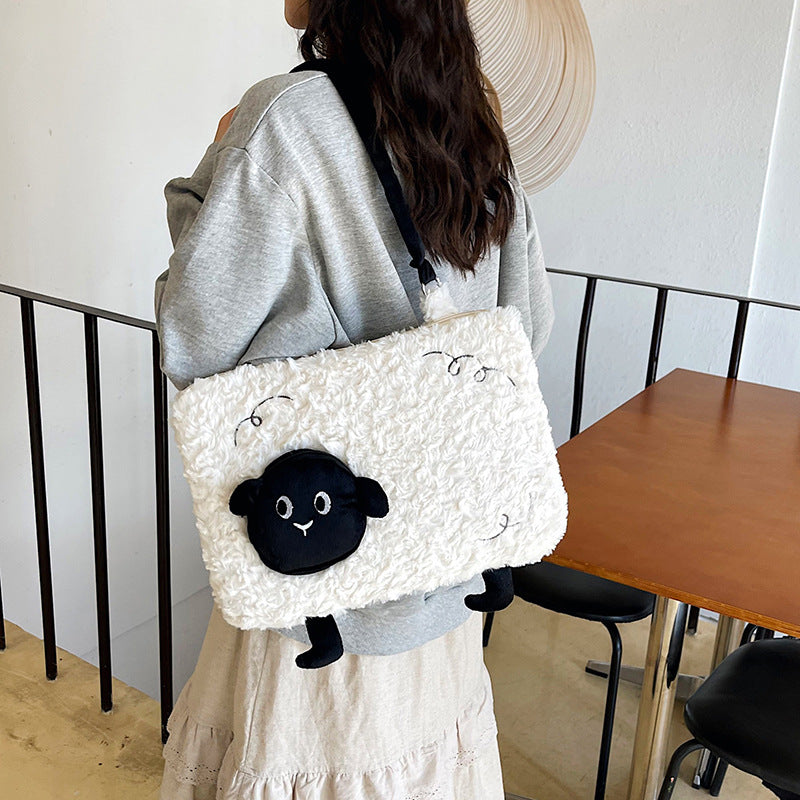 Süße Plüschhandtasche Karnz