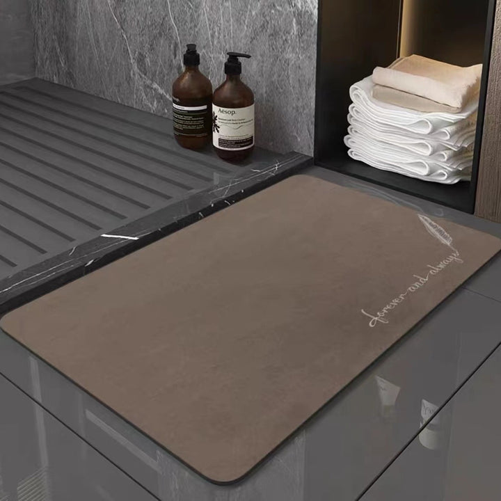 Elegante ovale Willkommensmatte