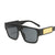 Damen Modische oversized Schlagschutz-Sonnenbrille im extravaganten Design Karnz