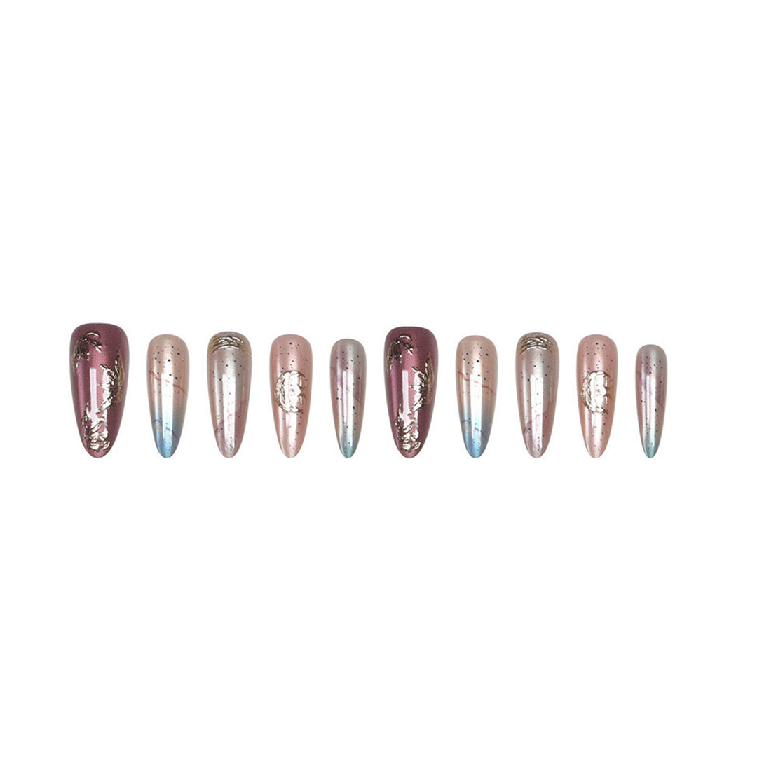 Skulptierte Stiletto Nagelverlängerungen Karnz